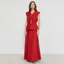 Bao Organic Cotton Drop-Waist Skirt | Poppy