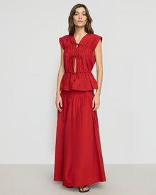 Renee | Bao Organic Cotton Drop-Waist Skirt in Size Small