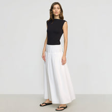 Bao Organic Cotton Drop-Waist Skirt | White