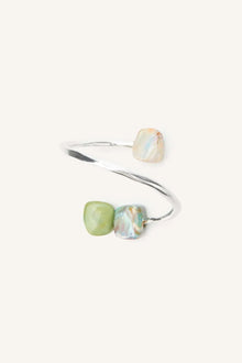 Pensiero Bracelet | Jadeite Silver