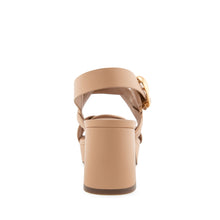 Camea Sandal Platform | Beige Bisque Leather