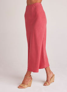 Bias Midi Skirt | Riviera Red