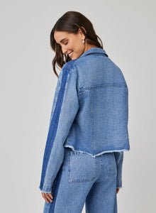 Billie Tacked Sleeve Denim Jacket | Vintage Laguna Wash