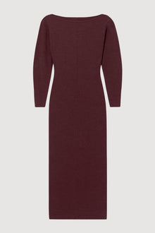 Marije | Blythe Wide Boat-Neck Dress in Size Small - Flat