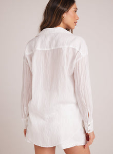 Boyfriend Button Down | White