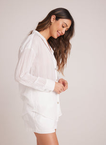 Boyfriend Button Down | White