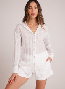 Boyfriend Button Down | White