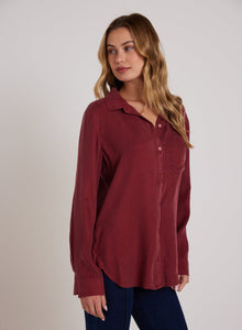 Boyfriend Shirt | Sweet Merlot
