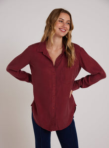 Boyfriend Shirt | Sweet Merlot