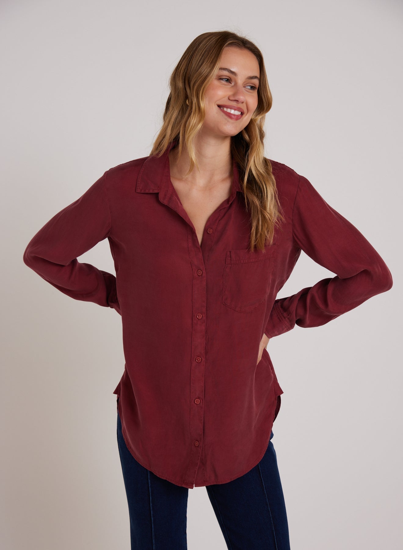 Boyfriend Shirt | Sweet Merlot