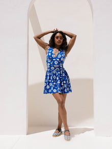 Mila Dress | Caviar Dreams Blue