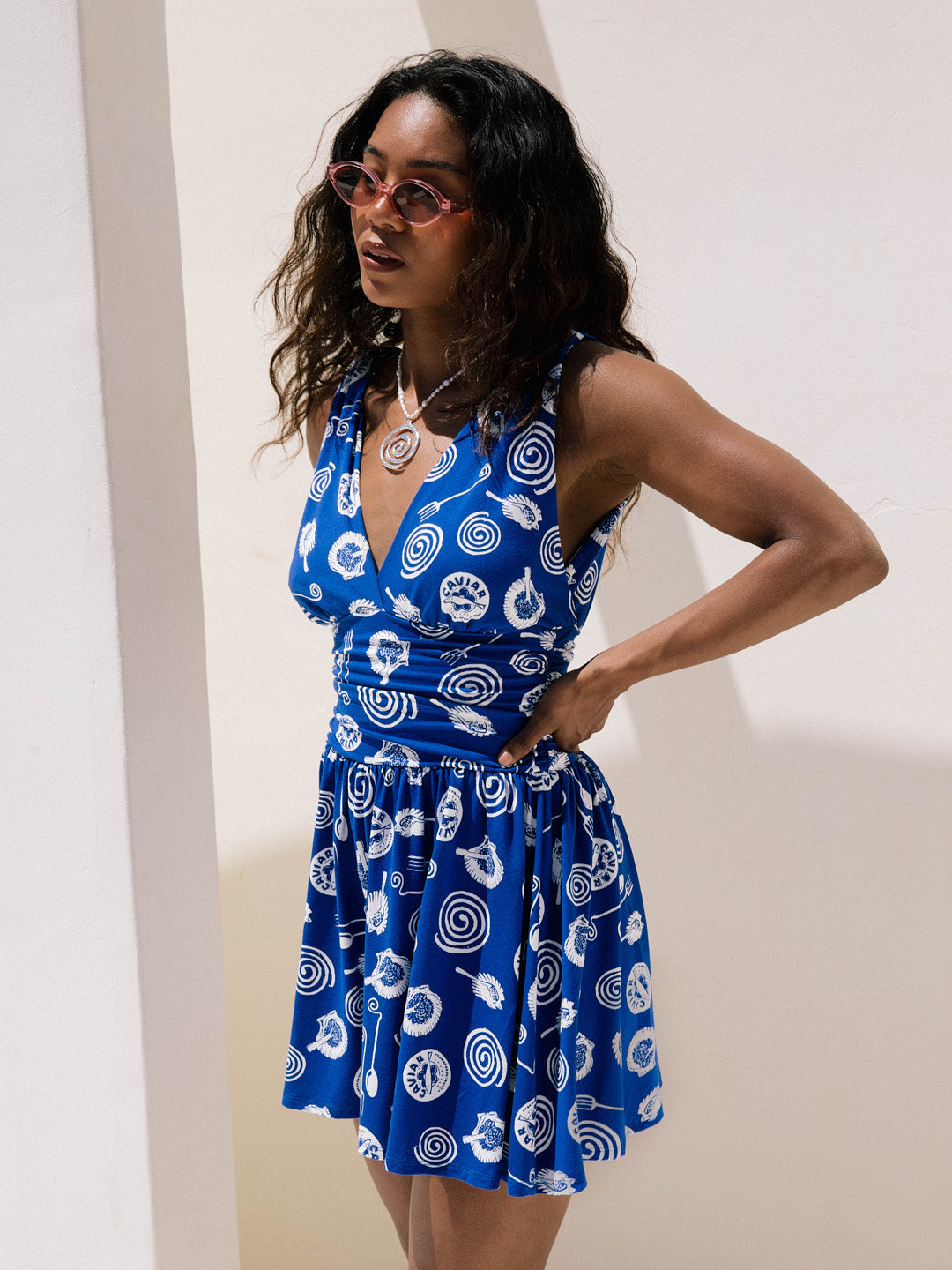 Mila Dress | Caviar Dreams Blue