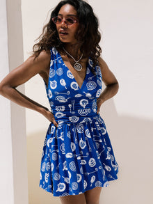 Mila Dress | Caviar Dreams Blue