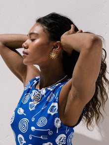 Erin Tank | Caviar Dreams Blue