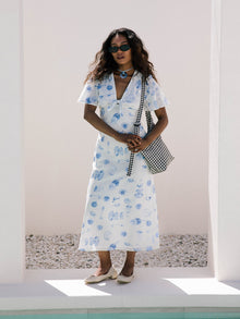 Jess Dress | Caviar Dreams Blue Multi
