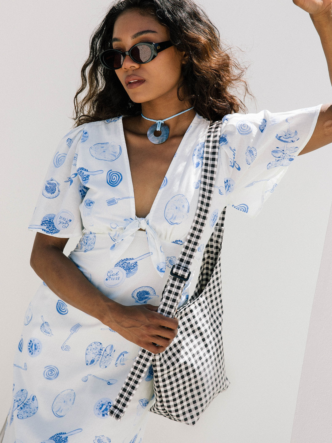 Jess Dress | Caviar Dreams Blue Multi