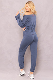 Women | Butter Terry Slouchy Pull-On Jogger | Sailor Blue