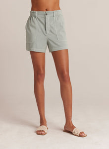Callie - Ruffle Short | Oasis Green