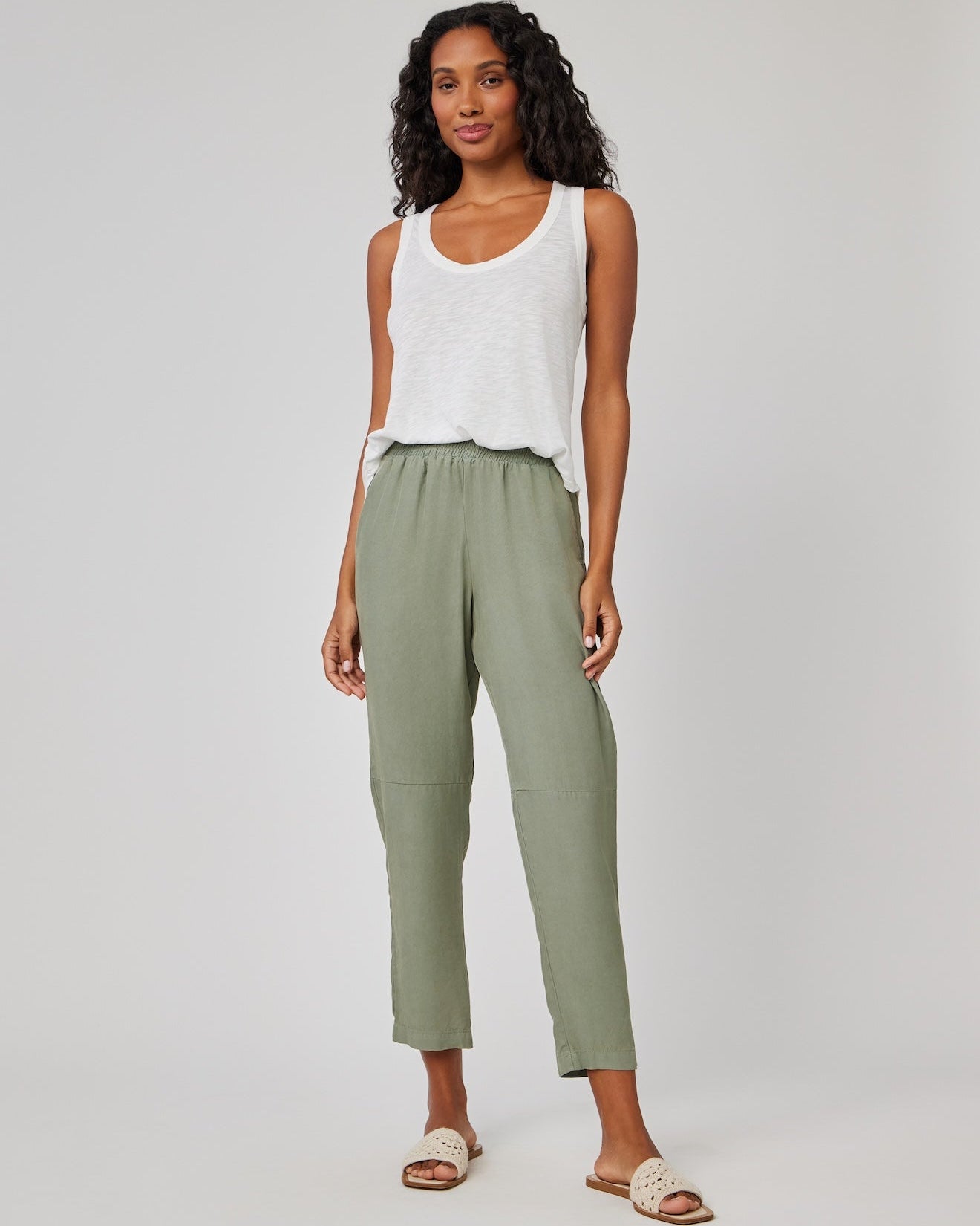Camille Track Pant | Clean Sage