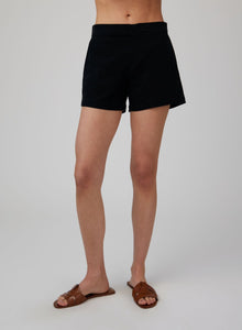 Catalina Clean Front Short | Black