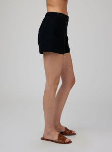 Catalina Clean Front Short | Black