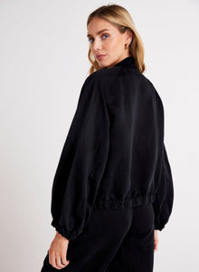 Chloe Clean Bomber Jacket | Black