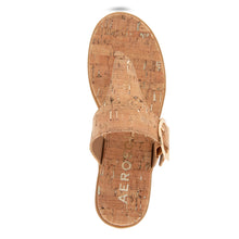Izola Sandal Wedge | Natural/Gold Cork