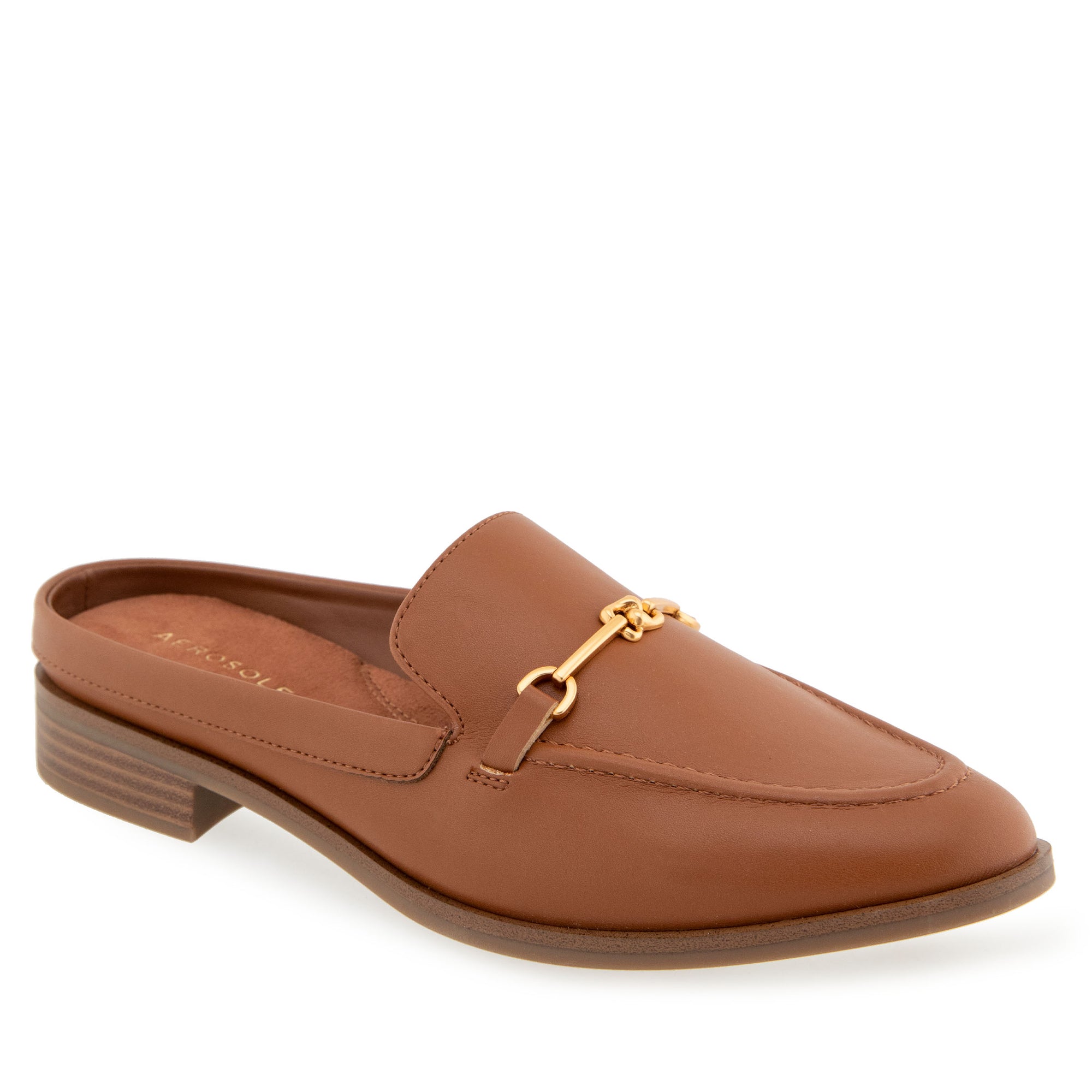 Erik Tailored Mule | Tan Faux Leather