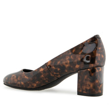 Ebel Dress Pump | Java Multi Tortoise Faux Patent