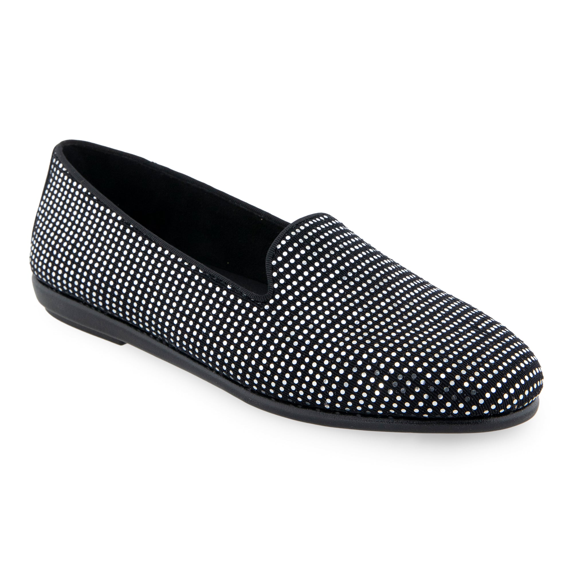 Betunia Casual Loafer | Silver/Black Polyurethane