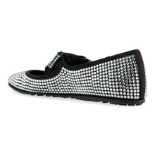 Poppy Casual Flat | Black Satin Polyester/Thermoplastic Elastomers