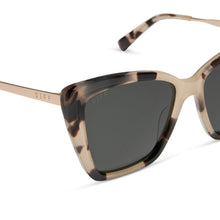 Womens | Becky II Sunglasses | Cream Tortoise | Grey Polarized Lenses