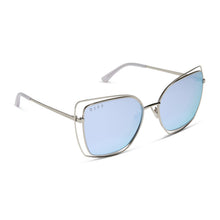 Womens | Jacqueline Sunglasses | Silver | Lavender Lenses
