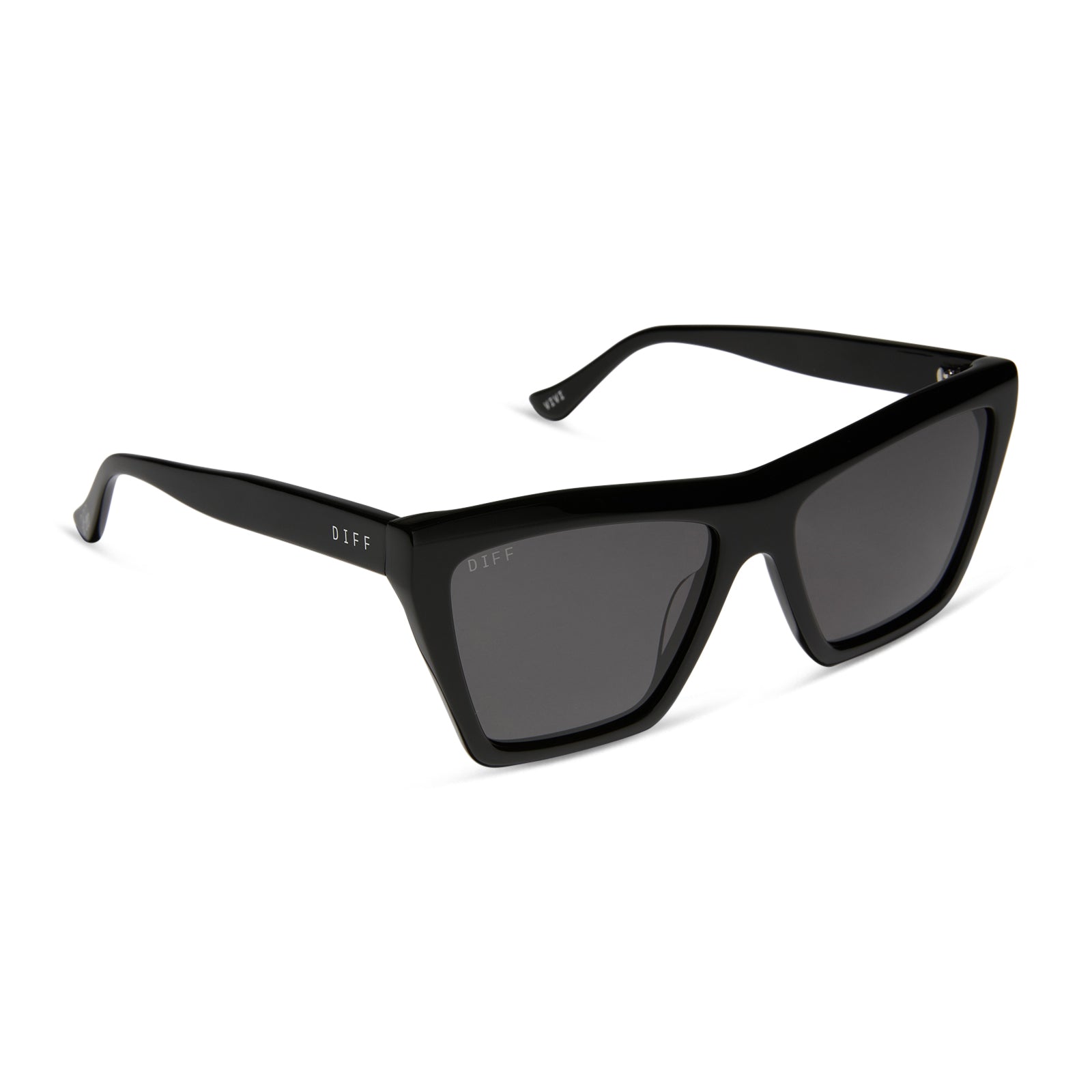 Womens | Vivi Sunglasses | Black | Grey Lenses