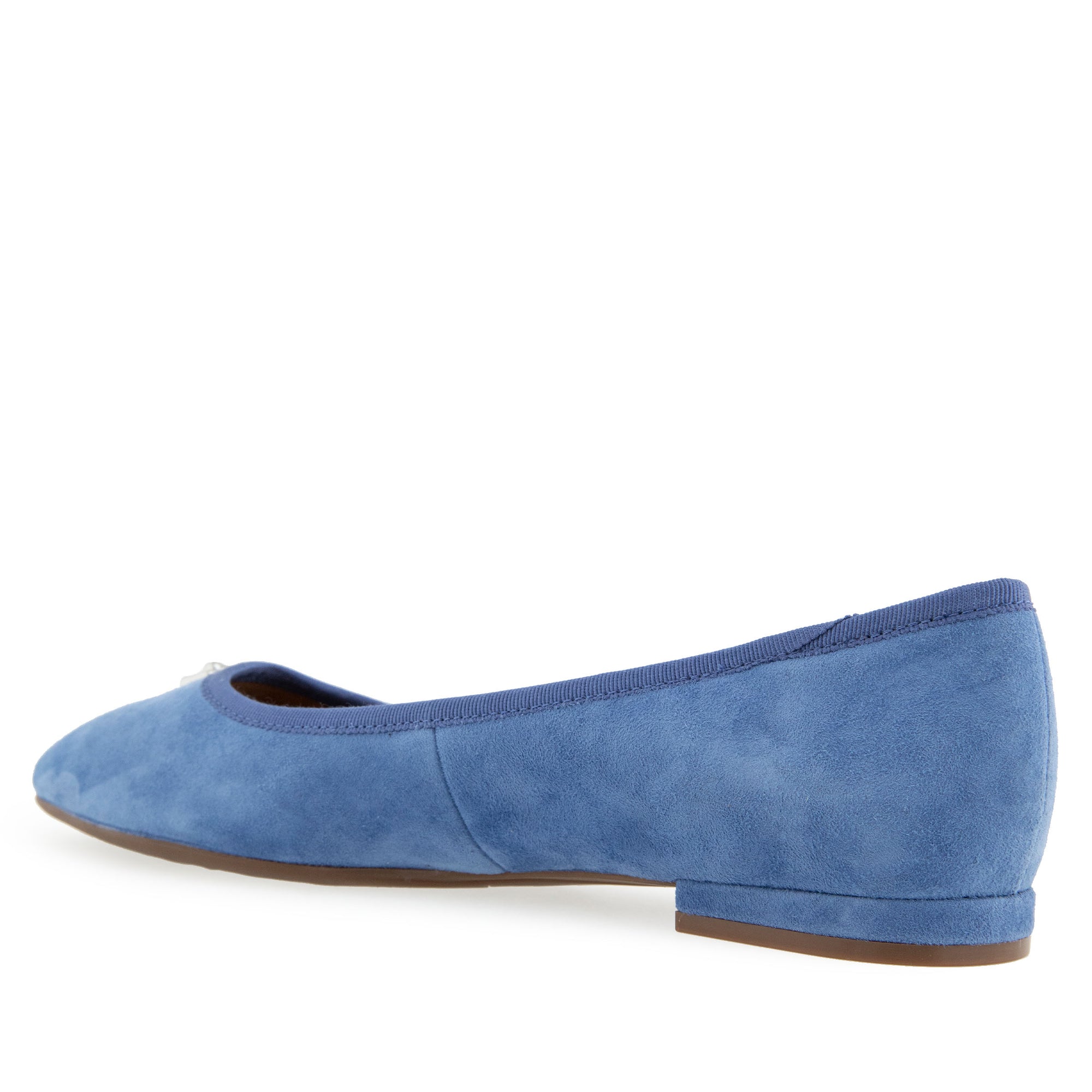 Arena Dress Flat | Blue Jean Suede