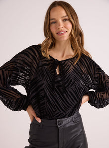 Drop Shoulder Pullover | Black