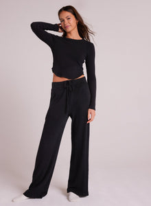 Easy Wide Leg Pant | Black