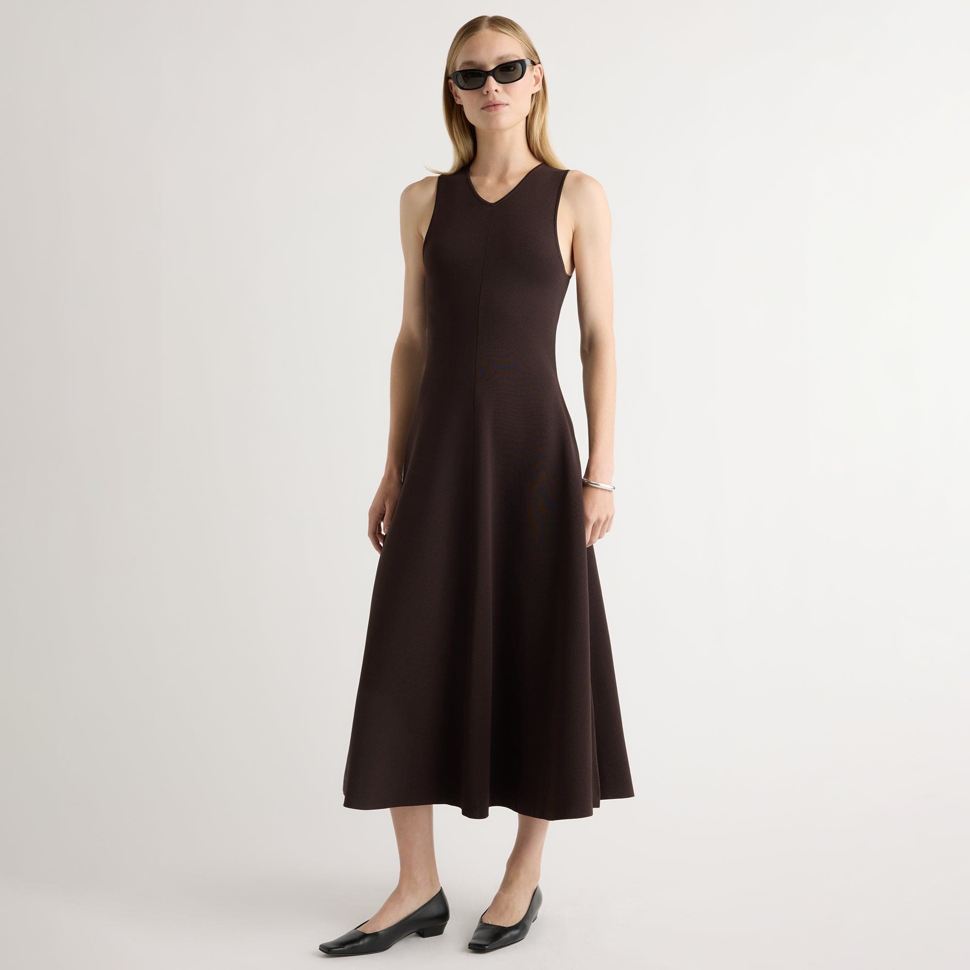 Jess | Enya Cinch-Waist Knit Dress in Size Small