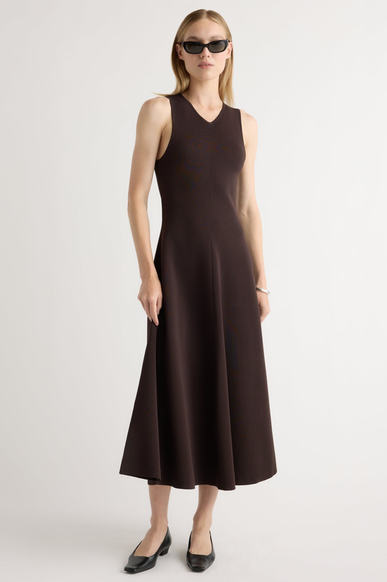 Jess | Enya Cinch-Waist Knit Dress in Size Small