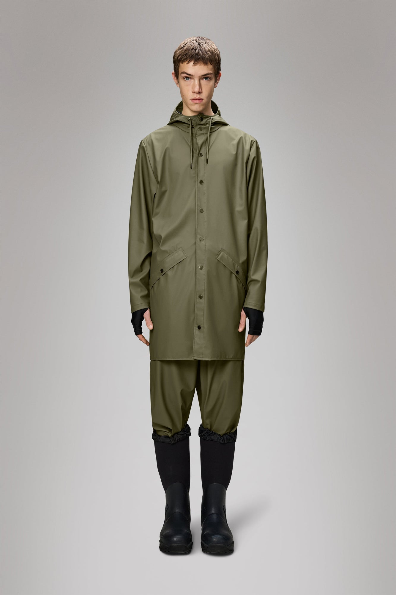 RAINS Long Jacket Marsh Jacket