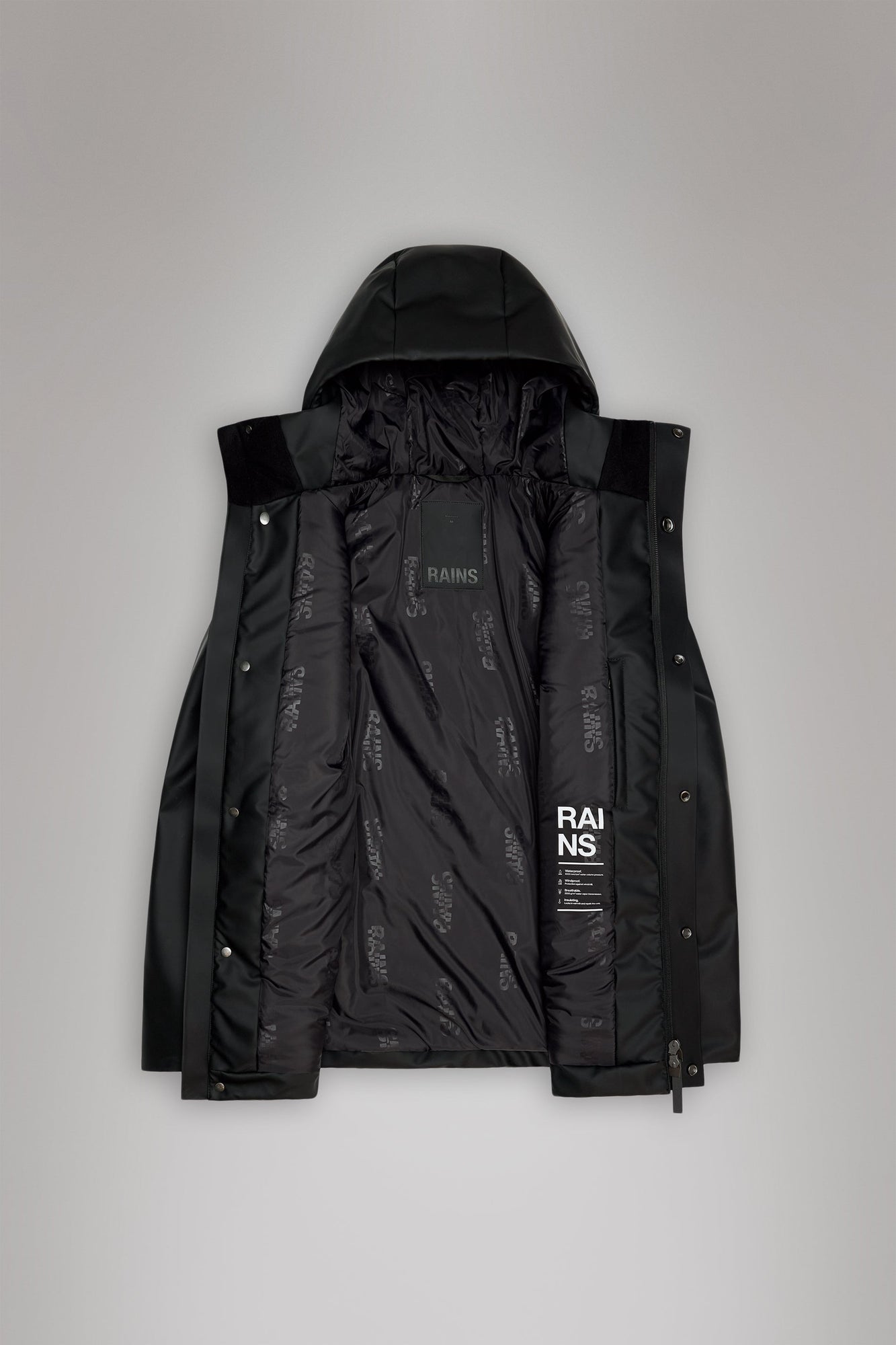 RAINS Nome Parka Navy Jacket