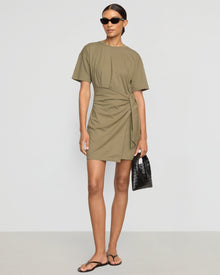 Vanessa | Fallon Organic Cotton T-Shirt Wrap Dress in Size Small