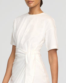 Vanessa | Fallon Organic Cotton T-Shirt Wrap Dress in Size Small
