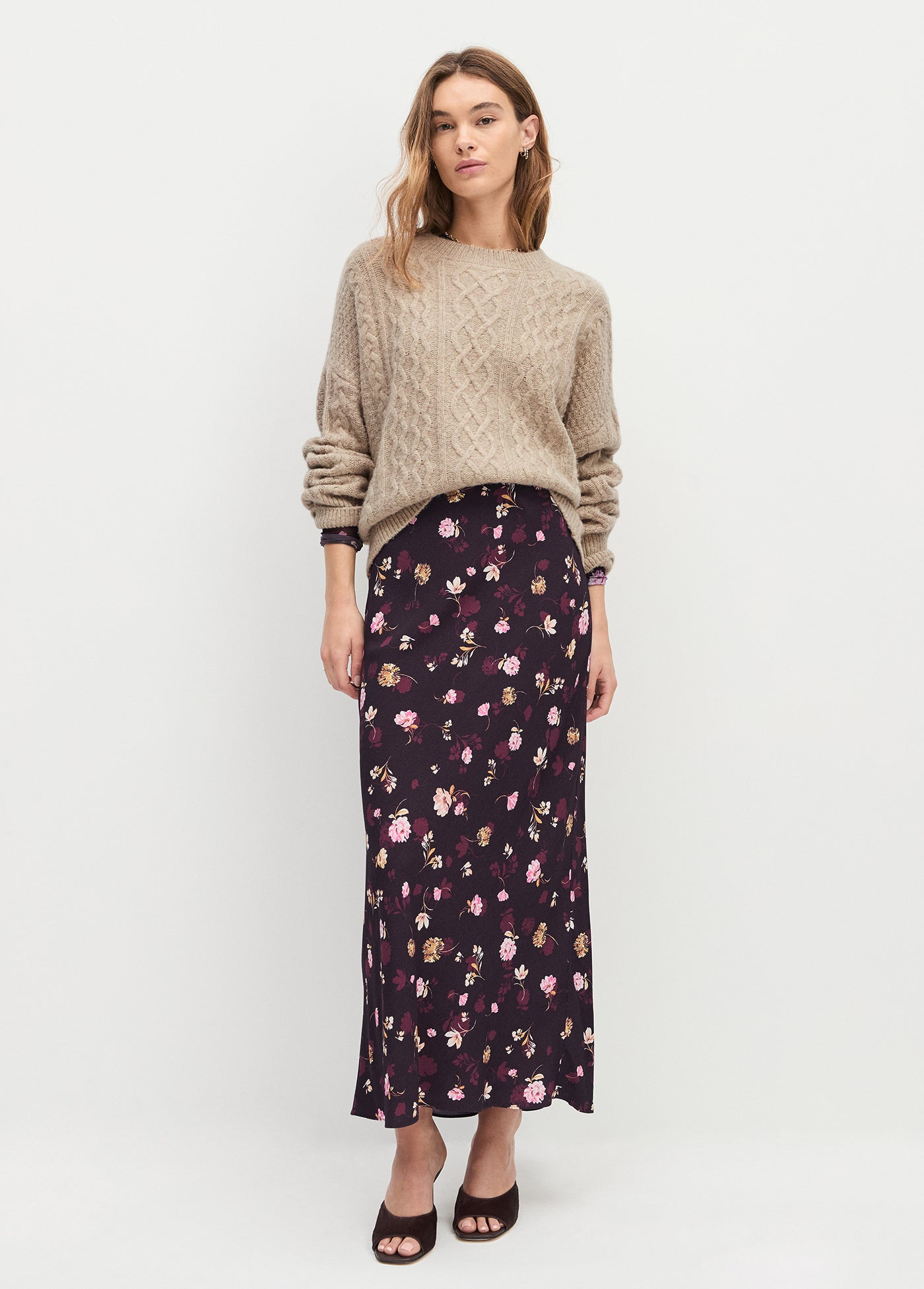 The Oversized Cable Sweater | Tawny Birch