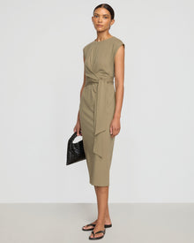 Vanessa | Fei Tie Front Organic Cotton Dress in Size Small 