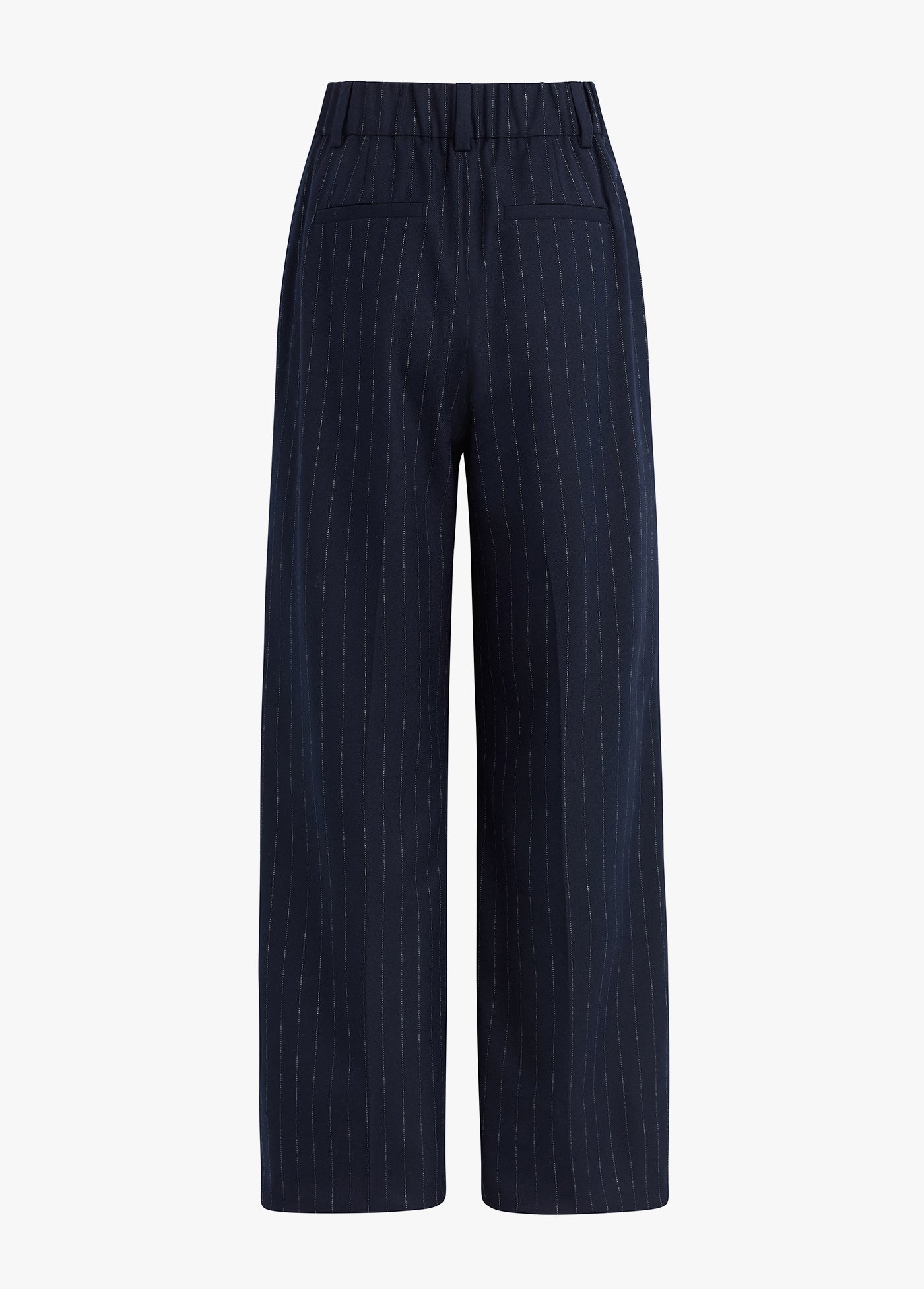 navy pinstripe