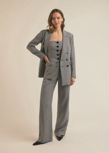 black white houndstooth