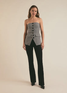 black white houndstooth