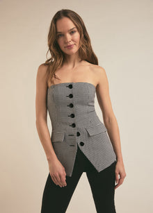 black white houndstooth