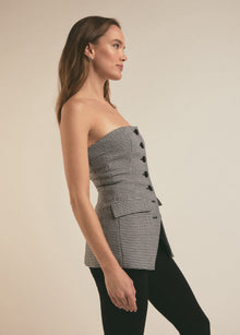 black white houndstooth